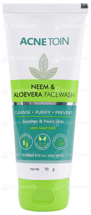 Acnetoin Active Neem And Aloevera Face Wash 70gm